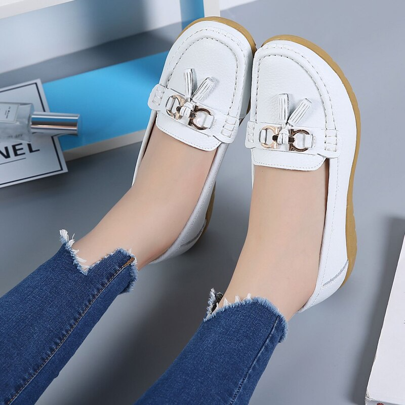 Mocassins Femme Confort à Semelle Souple
